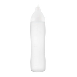 Mērču pudele-dozators balts 500 ml