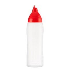Mērču pudele-dozators sarkans 750 ml
