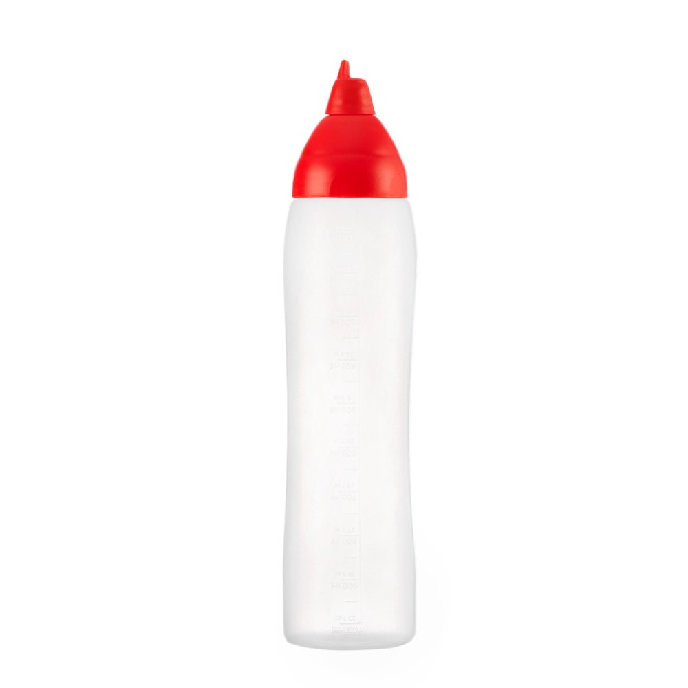 Mērču pudele-dozators sarkans 1000 ml (AR02557)