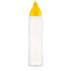 Mērču pudele-dozators dzeltens 1000 ml