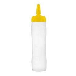 Mērču pudele-dozators dzeltens 500 ml