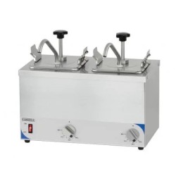 Apsildāms dispensers 2 x GN 1/6