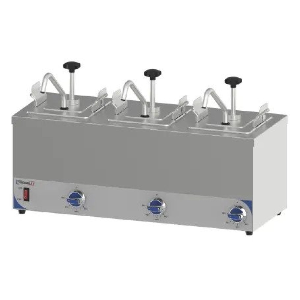 Apsildāms dispensers 3 x GN 1/6 (CPSC3)