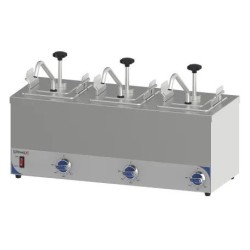 Apsildāms dispensers 3 x GN 1/6