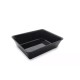 Polimetilmetakrilāta GN 1/2 80 Plexi trauks Melns (A00003414)