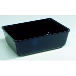 Polimetilmetakrilāta GN 1/5 80 Plexi trauks Melns