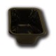 Polimetilmetakrilāta GN 1/9 50 Plexi trauks Melns (A00007287)