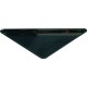Polimetilmetakrilāta Plexi Triangle trauks 270x270x360x20mm Melns (A00005001)