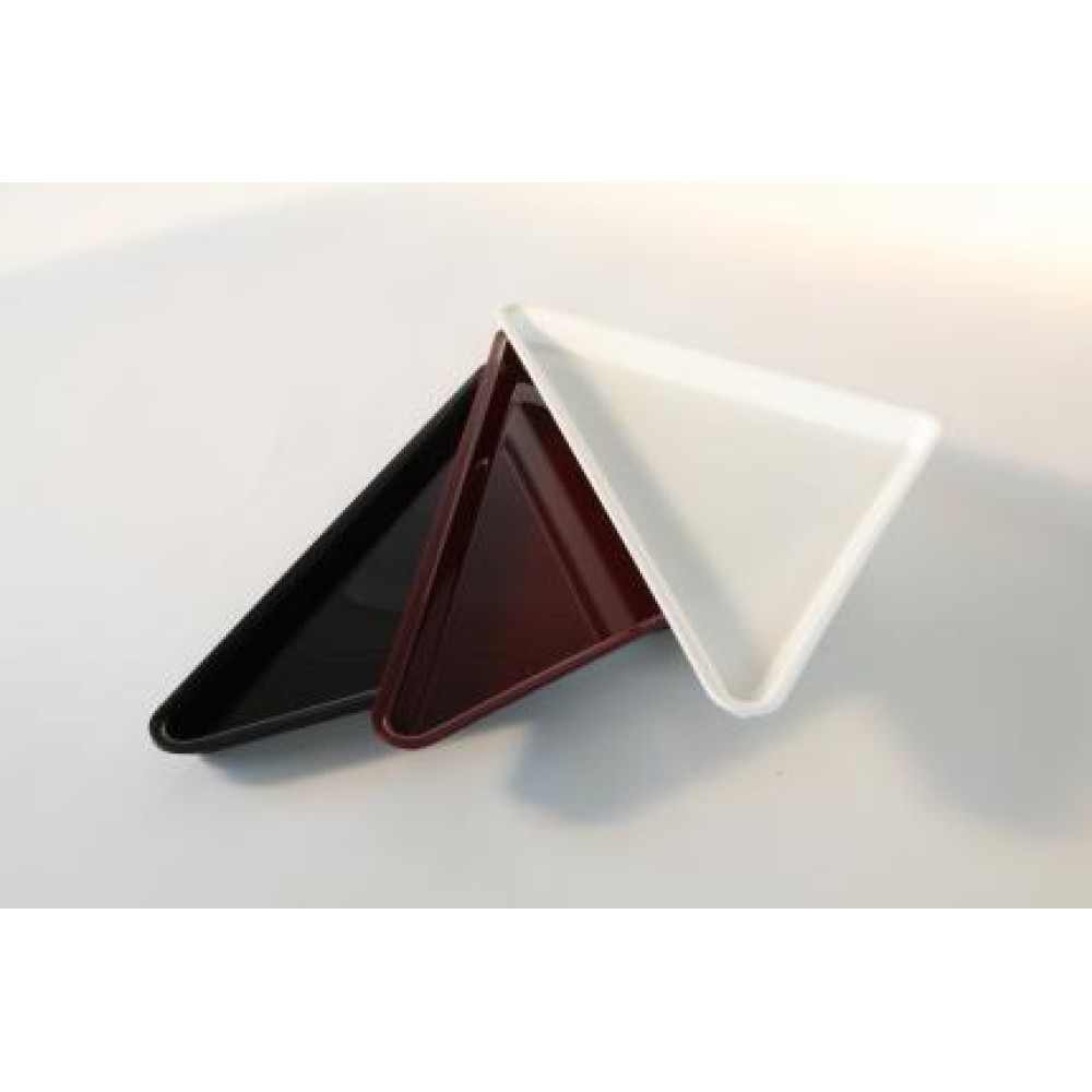 Polimetilmetakrilāta Plexi Triangle trauks 270x270x360x20mm Melns (A00005001)