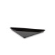 Polimetilmetakrilāta Plexi Triangle trauks 270x270x360x20mm Melns (A00005001)