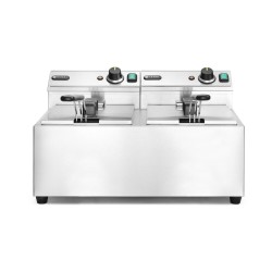 Manuālais friteris Profi Line, 2 x 8 l
