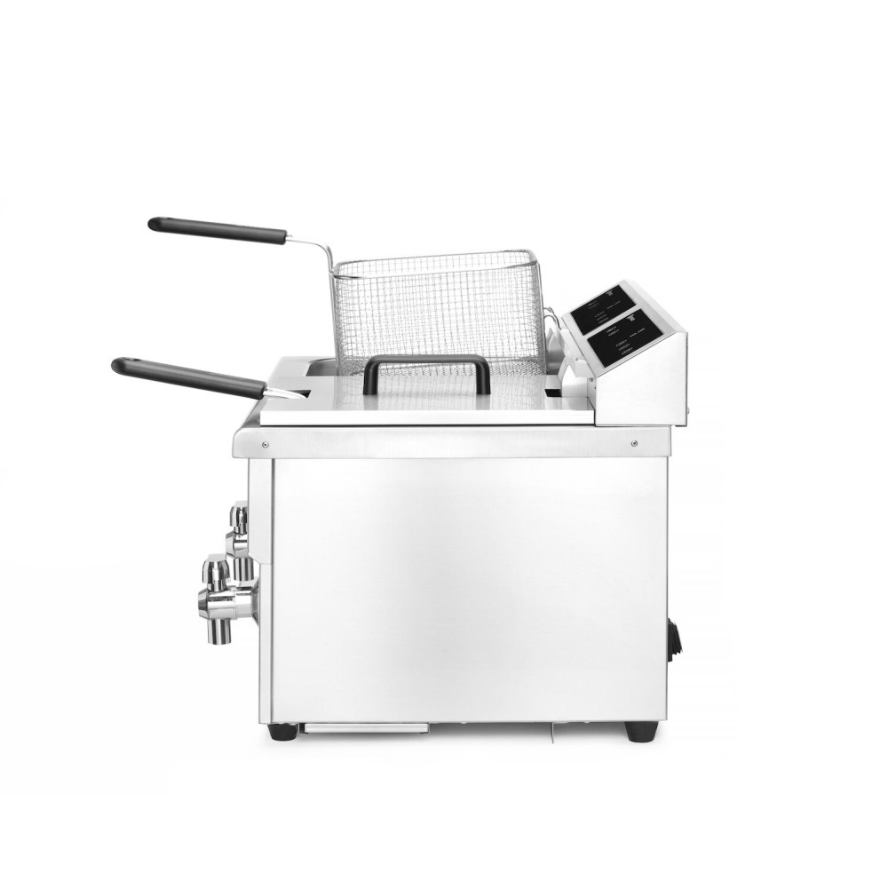 Friteris indukcijas ar izteces krānu - 2 x 8 l (215029)