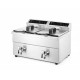 Friteris indukcijas ar izteces krānu - 2 x 8 l (215029)