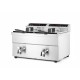 Friteris indukcijas ar izteces krānu - 2 x 8 l (215029)