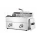 Friteris indukcijas ar izteces krānu - 2 x 8 l (215029)