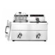 Friteris indukcijas ar izteces krānu - 2 x 8 l (215029)