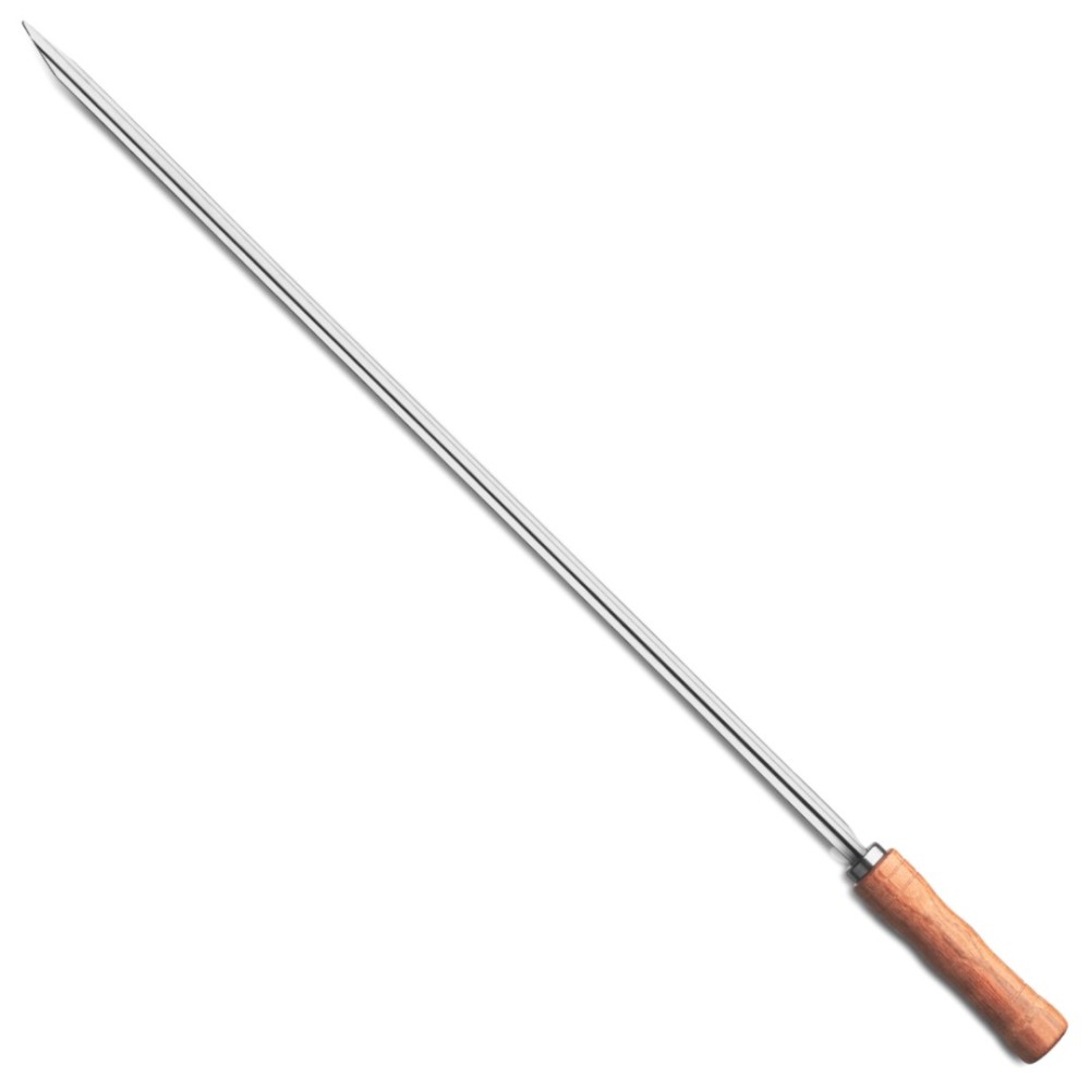 Šaurs grila iesms CHURRASCO ar koka rokturi 550 mm (29810125)