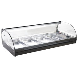 Karstā vitrīna GN traukiem Cristal 4 | 4x GN 1/3