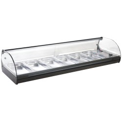 Karstā vitrīna GN traukiem Cristal 6 | 6x GN 1/3