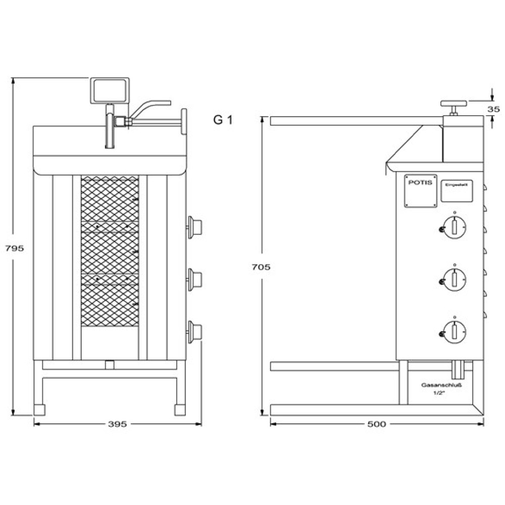 Gāzes giross G1 15kg (PG2150/ PG2151)