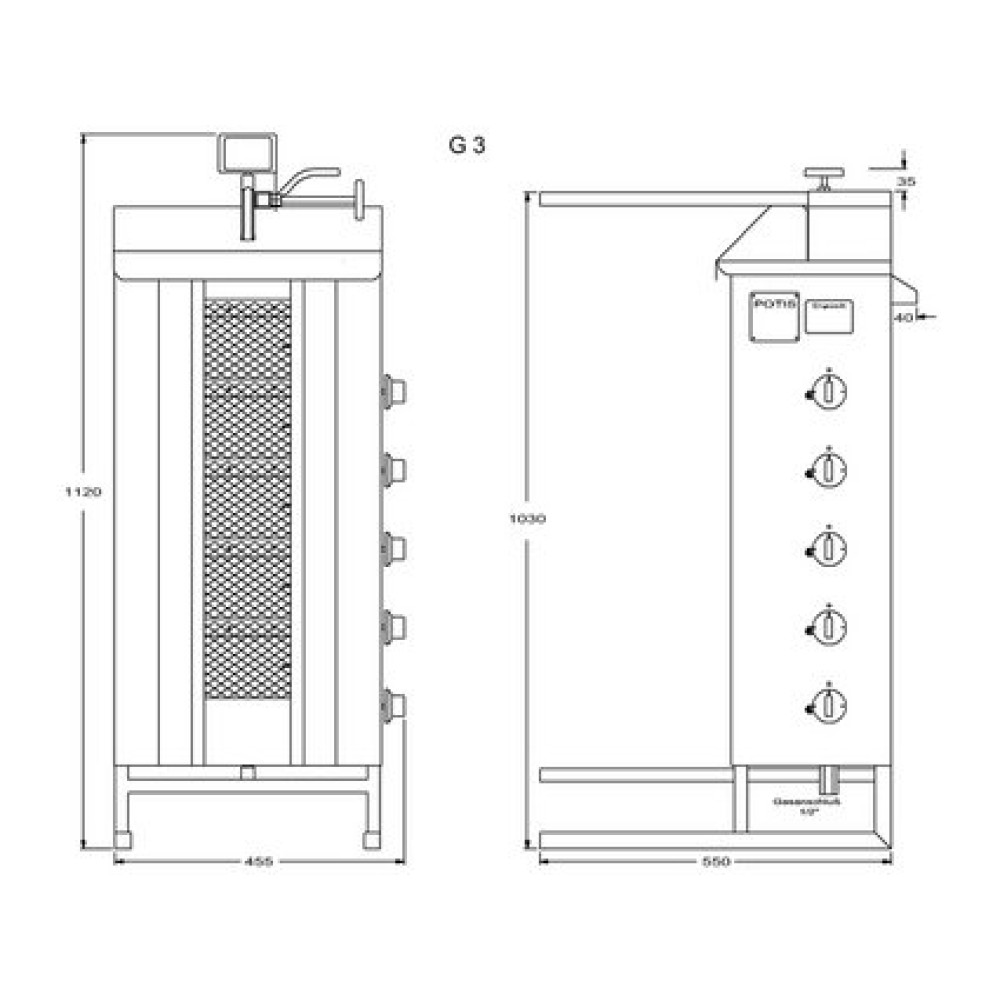 Gāzes giross G3 50kg (PG2350/ PG2351)