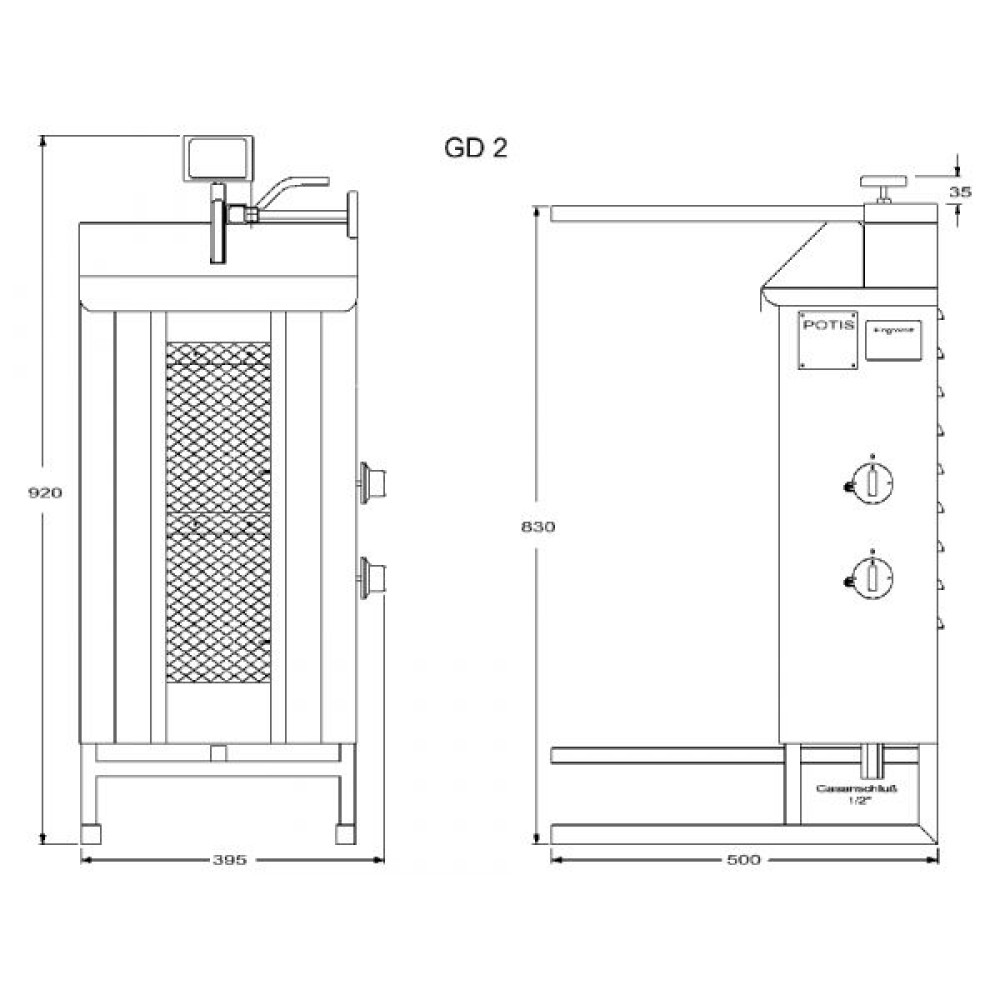 Gāzes giross GD2/S 30kg (PG1202/ PG1203)