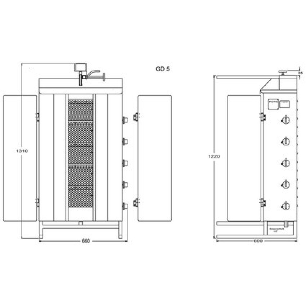 Gāzes giross GD5/S 120kg (PG1502/ PG1503)