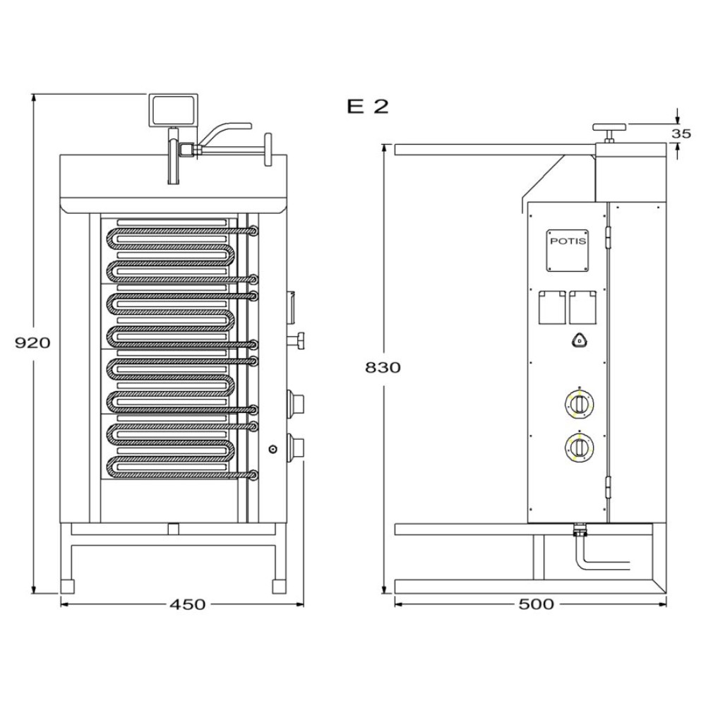 Elektriskais giross E2-S 30kg (PG3203/ PG3251)