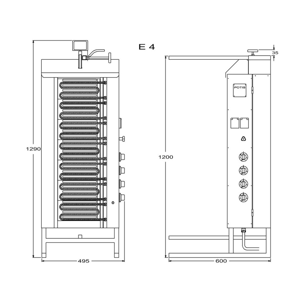 Elektriskais giross E4 80kg (PG3401)