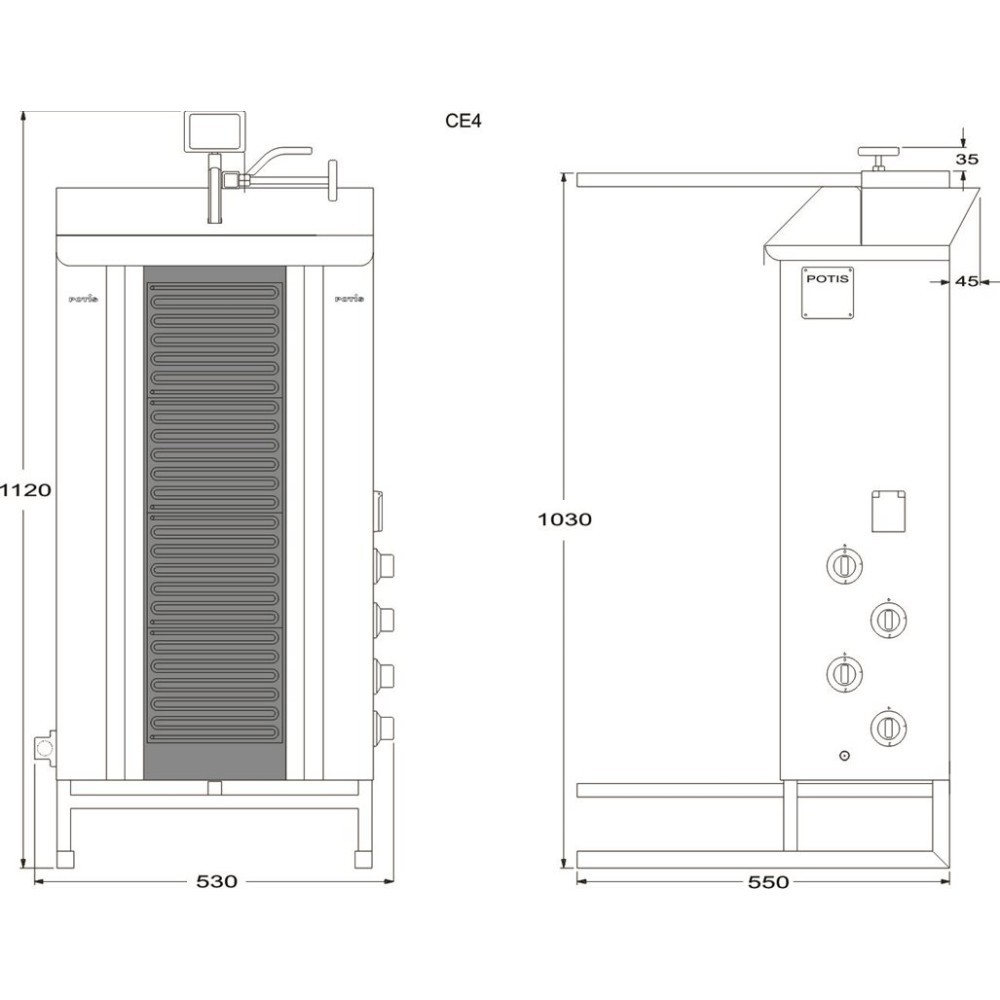 Elektriskais giross CE4 70kg (PG3651)