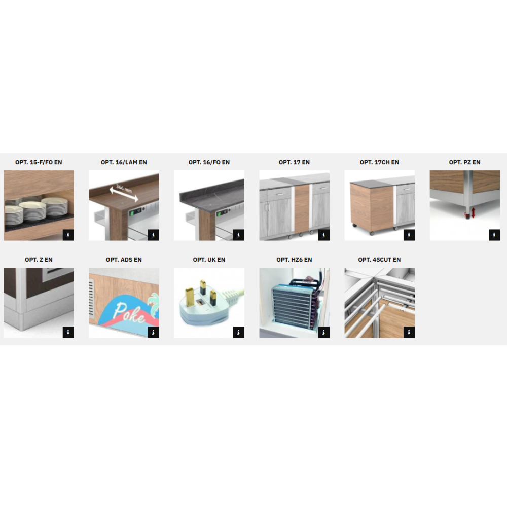 AUKSTĀ BUFETE AR VENTILATORU ATHENA 5 RV/M W (01000ATH5MRVEW)