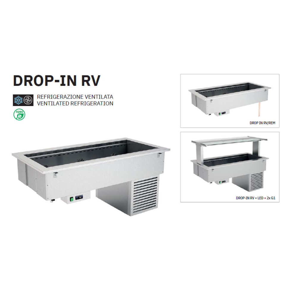 AUKSTAIS MARMĪTS AR VENTILATORU DROP-IN-4RV (006INDROP4R/V)