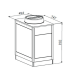 APSILDĀMS ŠĶĪVJU DISPENSERS OMNIA PLC 18 (01900OMPLC18)