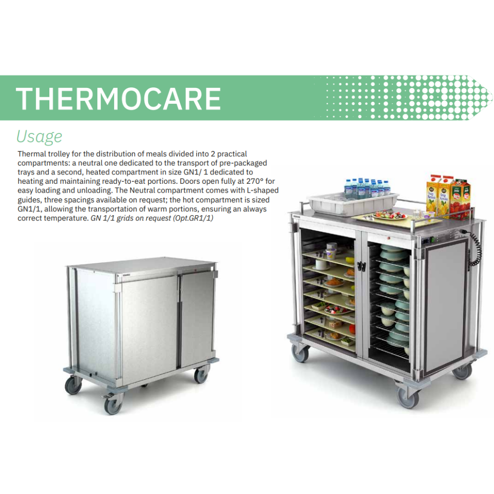 DIVDAĻĪGI APSILDĀMIE ĒDIENA IZDALES RATIŅI THERMOCARE (042INCARE/TH)