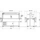 Bufete ledusskapis ATHENA 3RM (ROCAM) BUFETE LEDUSSKAPIS ATHENA 5 PR/M
