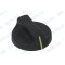 BLACK KNOB ø 51 mm