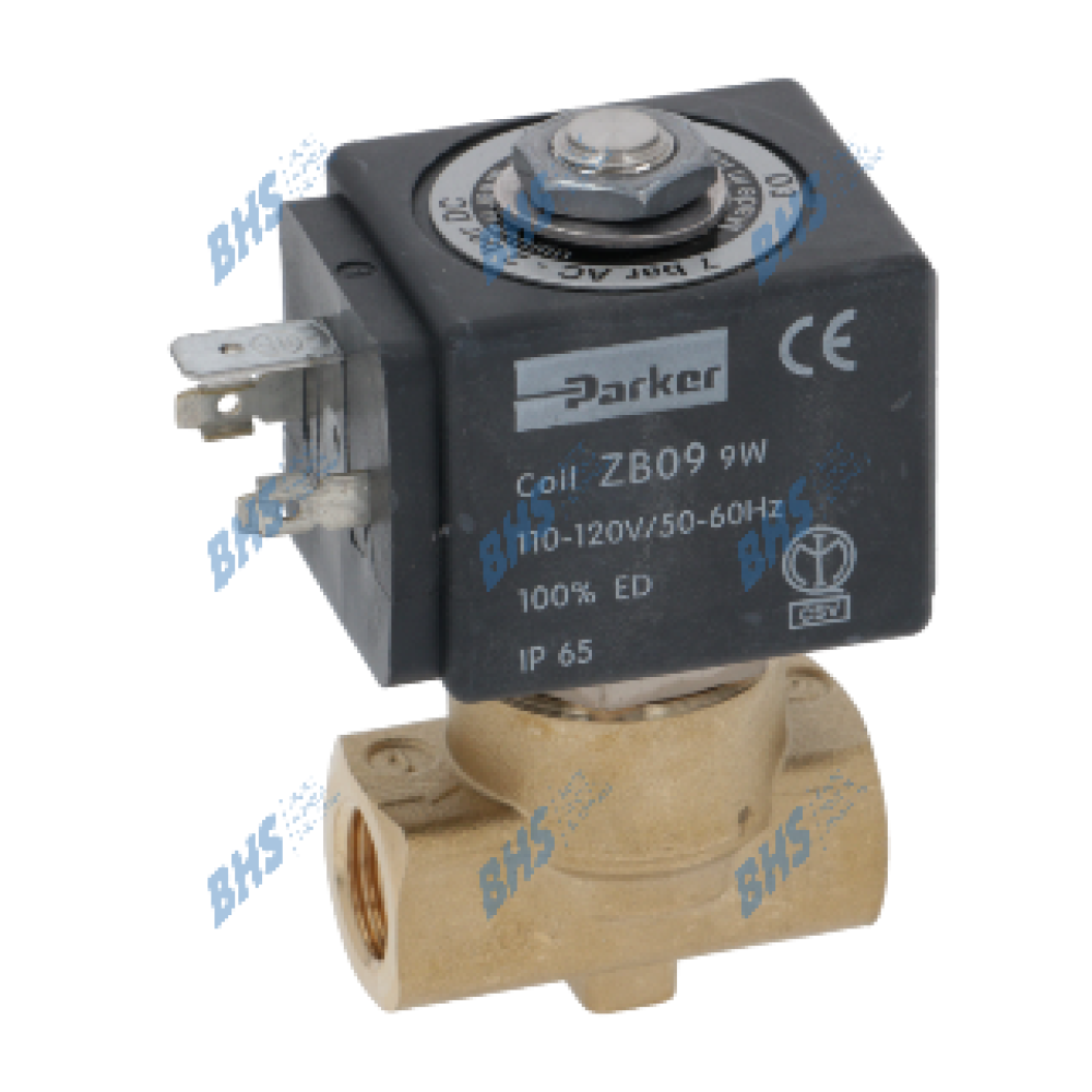 2-WAY SOLENOID VALVE PARKER 110V 50/60Hz (L1120153)