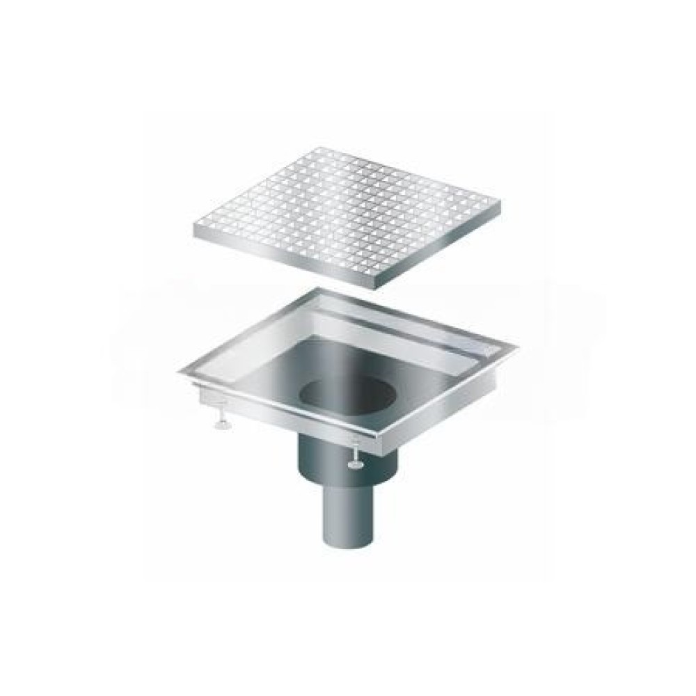 Grīdas noteka viendaļīga 300 x 500 mm (BHS-AB0600-030CK)