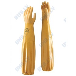 Long sleeve gumijas cimdi nitril 65cm