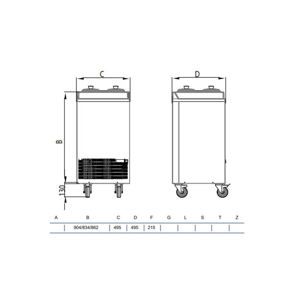 Saldējuma uzglabāšanas vitrīna V420C (V420COW)
