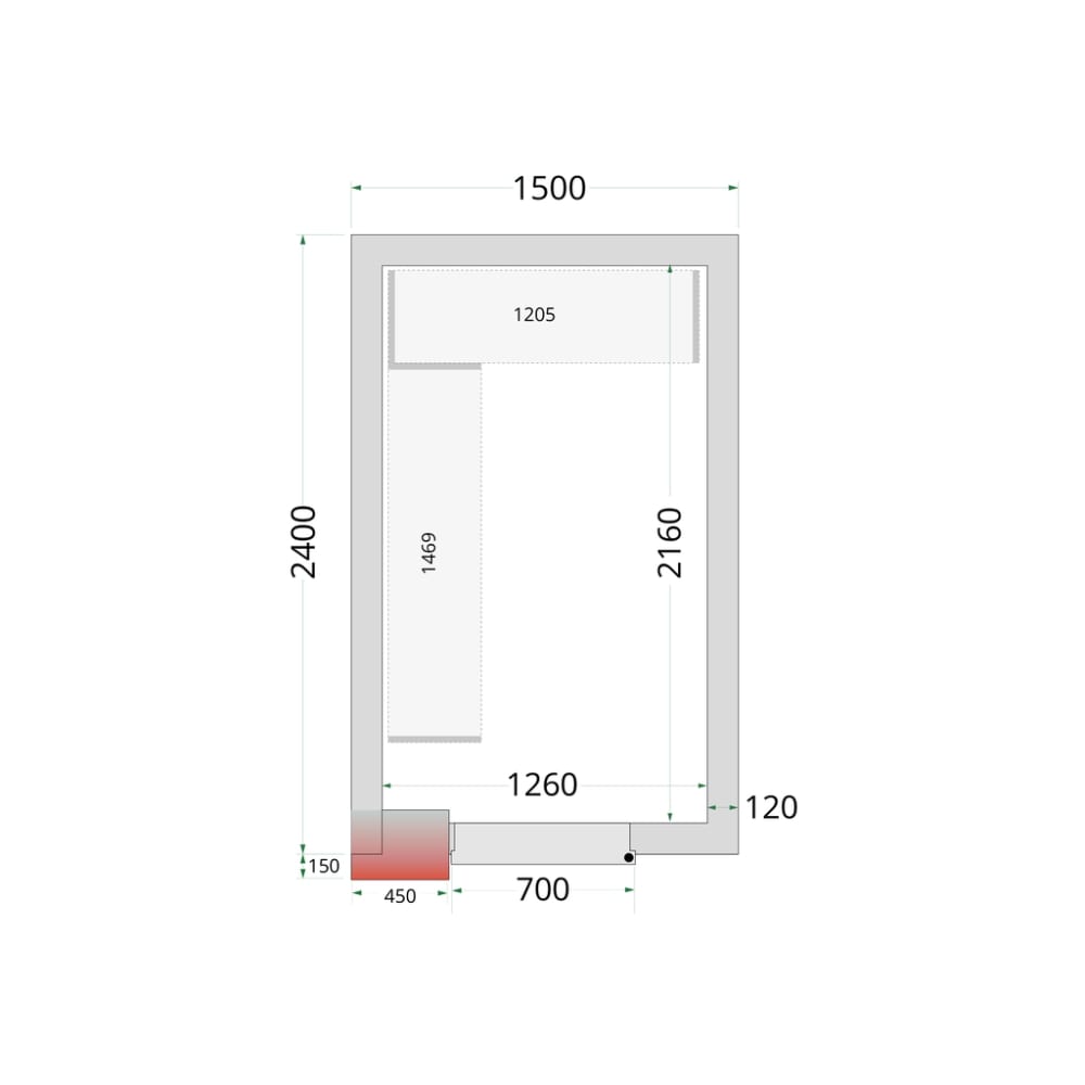 Plauktu sistēmas komplekts CRNF1524 kamerai (45522)