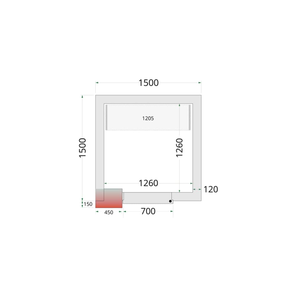Plauktu sistēmas komplekts CRNF1515 kamerai (45708)