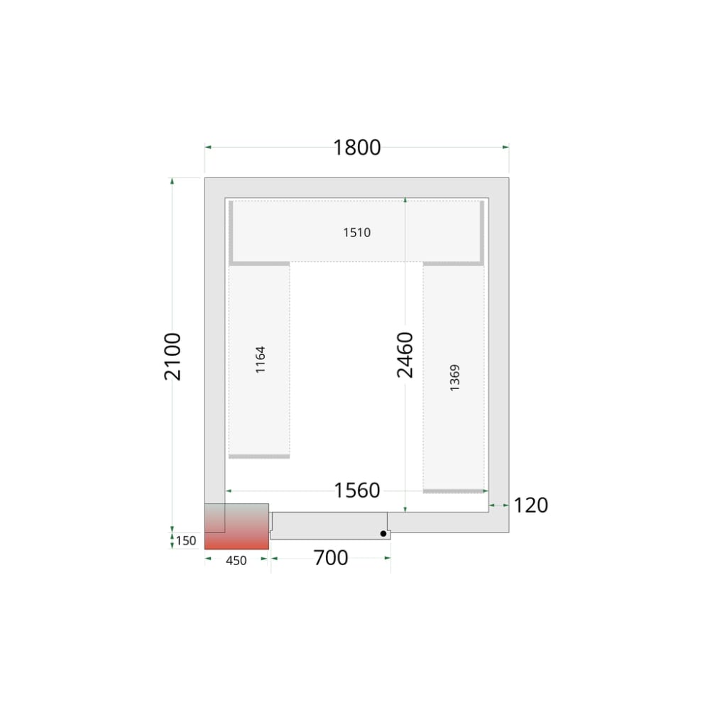 Plauktu sistēmas komplekts CRNF1821 kamerai (46226)