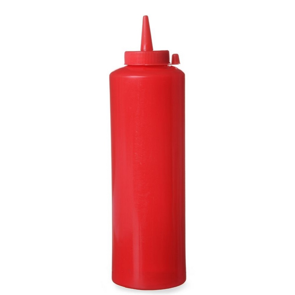 Mērču pudele-dozators 700 ml sarkans (557914)