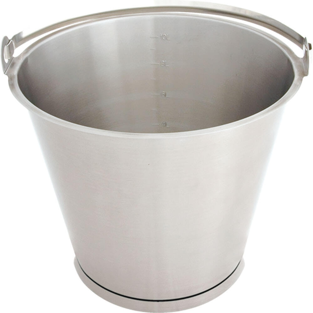 Nerūsējošā tērauda spainis ar gredzenu, Ø 275 mm,  10 l (092103)