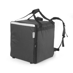 Izolēta pārtikas piegādes mugursoma, melns 72,2L
