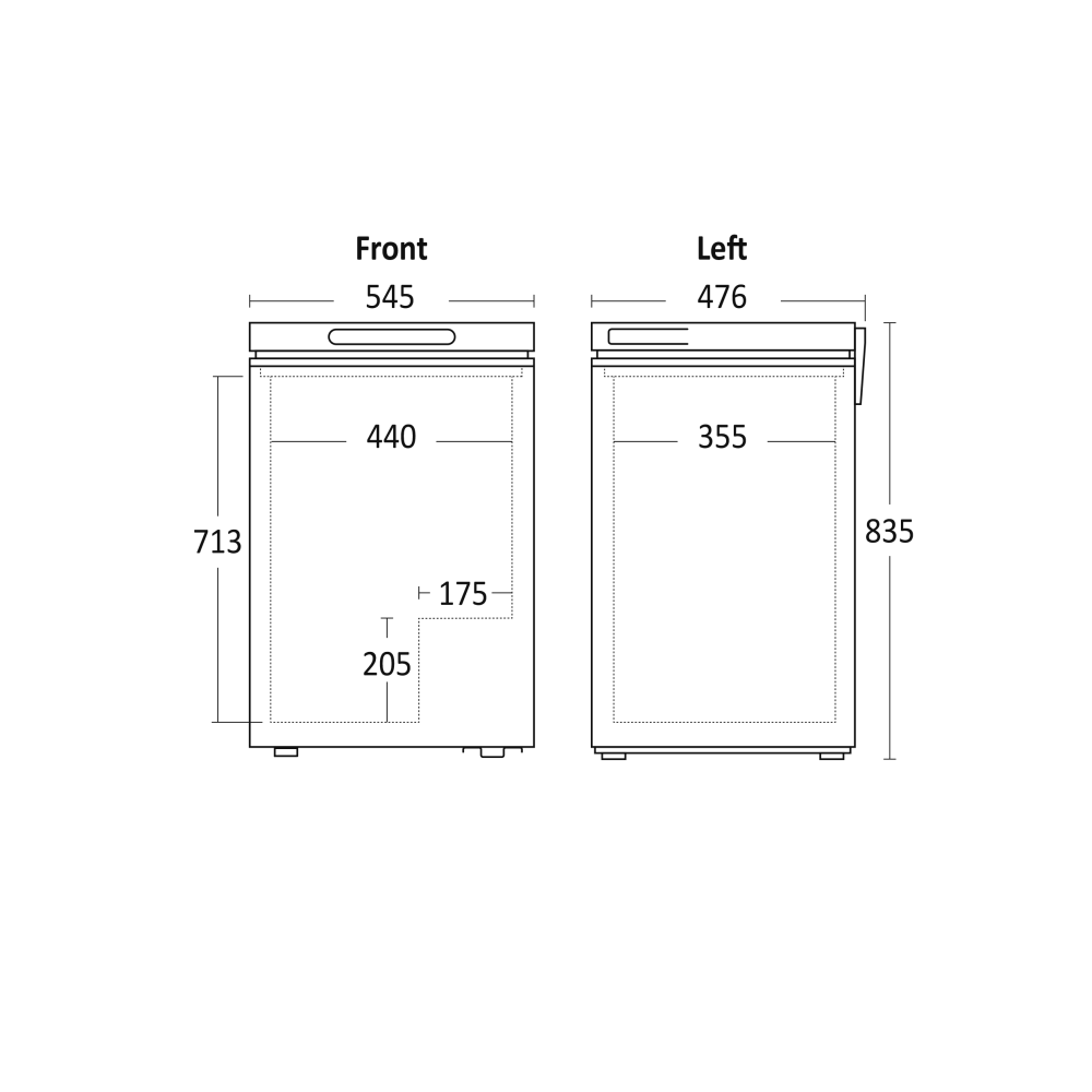 Saldētava lāde 99L CF100WD (01124210000CF100WD)