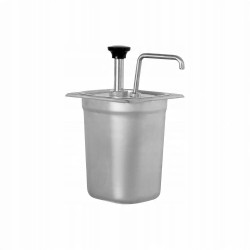 Mērces dozators ar sūkni GN 1/6 3L