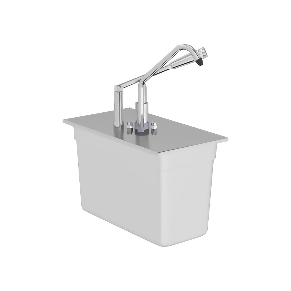Mērces dozators ar sūkni GN 1/4 5.25L (065804)
