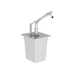 Mērces dozators ar sūkni GN 1/6 3L 200mm